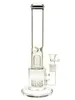 Glazen Waterpijp Bongs Pijpen (44+65)mm 12inch Stright met perc en 14mm kom 600 G/stk voor 3 stijl GB003A