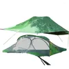 Campmöbler Glamping Mosquito Net Hammock Camping Rally Bed Double Layer Rainproof Hanging Swing Tent Suspension Tree Tents Outdoor