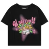 メンズTシャツY2Kトップハラジュクレトロヒップホッププリント女性夏グラフィックシックなスパイシーなスパイシーショートトップスストリートトレンド