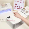 350 W UV-LED-Nagelkunstlampe mit Handauflage, Kissenhalter, Nageltrockner zum Aushärten aller Gel-Nagellacke, Maniküre, Salon-Werkzeugausrüstung 240127