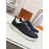 Элегантный бренд Loro Men Sneakers Shoes Leased Кожаная платформа для скейтборда Кромкие резиновые тренеры платье для вечеринки мужски для прогулки по размеру 38-44