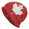 Berets Canadá Bonnet Chapéu Outono Inverno Bandeira de Esqui Dia Skullies Beanies Chapéus para Homens Malha Primavera Quente Multifuncional Unisex Caps