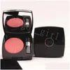 Blush 2022 New B Girl Face Beauty Cosmetics Long Lasting Natural Harmonie De Harmony 0.38Oz Net Weight 11G With Brush And 6 Color Drop Ot2Ps