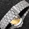 Reloj de diamantes brillantes Relojes de diseño para hombres Reloj de pulsera de negocios resistente al agua con movimiento mecánico automático de 41 mm de alta calidad Bzafiro de acero inoxidable
