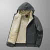 Plus Size 8XL High Quality Male Warm Hoodies Fur Liner Sportswear Jackets Sweatshirt Fleece Mens Jacket Winter Lamb Coat 240123