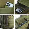 SYZM 50L или 30L Тактический рюкзак Нейлоновый военный рюкзак Molle Армейский рюкзак Водонепроницаемые сумки для кемпинга, охоты, рыбалки, треккинга 240124