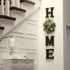 HOME Letter Set DIY Handcrafted Wooden Pendant Wall Diy Crafts Ornament Party Wedding Living Room Home Wall Decor Handicrafts 240124