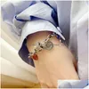 Charm Bracelets Arrival Fashion Stberry Quartz Love Heart Cross Chain Vintage Female Jewelry For Women No Fade Giftscharm Drop Delive Dh97K