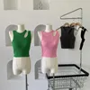 Camisoles Tanks Crop Sexy Wireless OpenWork 2024女性サマーキャミソールブラジャービューティータンク女性ブラレットトップY2Kトップバック