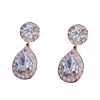 CLIP-ON SCREW Back Lady Luxury Sier Clip Ons Earring Designer för kvinna Opierad öronklipp Copper White AAA Zirconia Drop Diamond Dhjpe