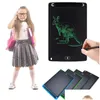 Графические планшеты Ручки ЖК-планшет для письма 8,5-дюймовый электронный Ding Iti Colorf Sn Блокноты для рукописного ввода Pad Доски для заметок для детей Adt Drop Del Otcqv