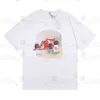 2024 Neue Sommerkollektion Rhude T-Shirt Oversize Stoffpaar Kleid hochwertiges T-Shirt Mode-Freizeitdesigner für Männer und Frauen Kurzarm T-Shirt