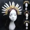 مقاطع الشعر DIY Material Material Package Halo Halo Crown Crown Church Church Mary Baroque Virgin Tiara head head headpiece appiece accessories