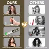 Webeauty Curling Curling Iron Hair Curler: Heat Frason Automatic Creatling Wand 1.25 Inch anti-scald prarel ionic parrel 3 Gears Terming Terge