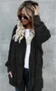 Women's Hoodies Plus Size Women Winter Warm Coat Jacket Outwear Ladies Cardigan Double Sided Velvet Hooded 2024 Solid Long Casual