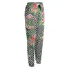 Pantalon pour femme Tropical Flamingo Baggy Femme Géométrique Imprimé Floral Pantalon de survêtement Motif d'automne Mode coréenne Pantalon grande taille Idée cadeau