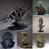 Attraktiv modern djurskulptursamling Harts Dekorativa hemprydnader Lion Tiger Sculpture 240122