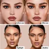 FLORTTE Evidenziando Contouring Face Palette Trucco AllinOne Set regalo per donna Bronzer Blush Powder Collection 240202