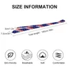 Bow Ties July 4th USA Flag Tie Stars N Stripes Print Retro Casual Neck For Unisex Adult Leisure Collar Necktie Accessories