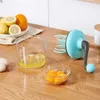 Manual egg beater household small semi-automatic egg white milk foam egg tart egg beater kitchen accessories 240129