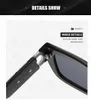 Frauen Sonnenbrillen Designer Brille Männer Mode rechteckige Metallrahmen Marke Sonnenbrille Trendprodukte Grünrosa Blau Retro kleiner Bilderrahmen Sonne Jigp Z Vtql