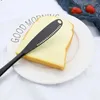 Ensembles de vaisselle 4/6/8pcs couteau à beurre en acier inoxydable doré avec trou fromage dessert confiture couverts outil cuisine pain grillé vaisselle
