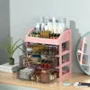 Desk Organizers Drawer Storage Box Chest of Drawers Plastic Cosmetics Makeup Organizer Stationery File Cabinets Office Bedroom 240125