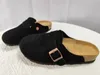 Designer Slippers boston clogs fur clog Birks Sandals Arizonas Mayari Gizehs Head Pull Cork Leather Loafers for Men Women Plate forme Platform slides