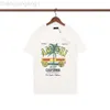 Designer Amris T-shirt Nouvelle Mode Casual Manches Courtes Motif De Noix De Coco Alphabet Couple T-Shirt pour Hommes et Femmes