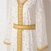 エスニック服中東青銅器ドレス女性ヒジャーブ・アバヤ・カフタン・ドバイ・ロングドレス