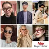 Meeshow Reading Glasses Women's stylish Glass Frame vintage Eyeglasses Men's Trend Round gafas readers 1.75 2.5 1513 240122