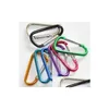 Altri tastieni del carabinatore da giardino casalingo catene di chiavi catene sportive esterne clip snap clip clay claychain escursionista in alluminio metallo comodo dhilj