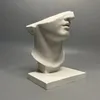 Nordic Behinderte Jugendliche Porträt Statue Retro Römische Gips Skulptur Figuren Europäische Kunst Ornamente Büro Wohnkultur 240202