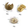 2520Sets MoonCat Shape Metal Press Lock Turn Locks For Luggage Bags Handbag Purse Clasp Clre Custom Twist Accessories 240202