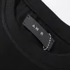 Designer mäns t-shirt skum bokstaven tryck enkel casual sommar bomull lös passform kort ärm bekväma och mångsidiga toppar