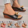 Slippers Women's Beach Slope Heel Hollow Casual Womens Heart For Women Size 12