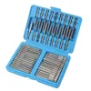 Security Bit Set CRV Screwdriver Bit Professional 14 Screwdriver Bits Long Set Torx Flat Head Hex Driver Bits For Household Use 240131