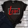 Dames T-shirts Valentijnsdag shirt Liefde Tops Esthetische kleding Valentijn Vrouwen Vintage cadeau voor haar Tees M