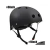 Casco da skateboard per equipaggiamento protettivo per Adts Skate Adt Skateboard Caschi per scooter per giovani Pattinaggio per bambini 240124 Drop Delivery Sports Out Otc4P