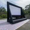 10x8m (33x26ft) groothandel Party time grote professionele opblaasbare filmscherm drive in cinema projectorschermen voor buitenstrand