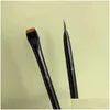 Makeup Brushes 2 Pieces/Set Eyebrow Contour Brush 0.06Mm Trathin Eyeliner Portable Small Angle Tool Drop Delivery Health Beauty Tools Ot4Hi