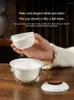 Наборы чайной посуды KAWASIMAYA, 4 шт., портативный дорожный чайный сервиз, нежный чайник, чашка для быстрого заваривания на одного человека