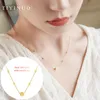 TIYINUO Authentic AU750 Real 18K Gold Cat-eye Beads Chopin Bracelet Necklace For Woman Fine Jewelry Birthday Wedding Party Gift Fashion lucky Bead Necklace
