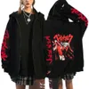 Anime Berserk Zipper Hoodies Guts print zip up jackets hip hop streetwear men sweatshirtts fleece cardigan asisex casual coats 240118