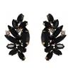 Dangle Earrings Crystal Drop Women Classic Big Wedding Fashion Jewelry Cute Alloy Black for Girl Giftersale