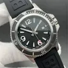 U1 AAA Luxus Bretilling hochwertige Männer Beobachten Ozean Generierung Automatische mechanische Bewegung Uhren Keramik Ring Mund 44mm Gummi -Gurt Montre Armbanduhr 926