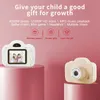 Çocuklar Mini Dijital Kamera Oyuncakları 1080p HD Çift Video 2 İnç Renk Ekran Slr Çocuk Doğum Günü Hediye Oyuncak 240131