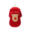 Hondenkleding Kerst Elanden Puppy Jas Jumpsuits Winter Warme dierenkleding voor kleine honden Chihuahua Yorkies Kat Overalls Mascotas Kleding