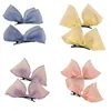 Hair Accessories Sweet Clip Glitter Bowknot Shape Duckbill Hairpin Lace For Ponytail Bangs Hairpins Teenagers Children