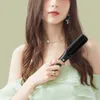 ネガティブアイアンヘアストレートナーコームポータブルストレートレーニングブラシエレクトリック女性のために滑らかになる240130